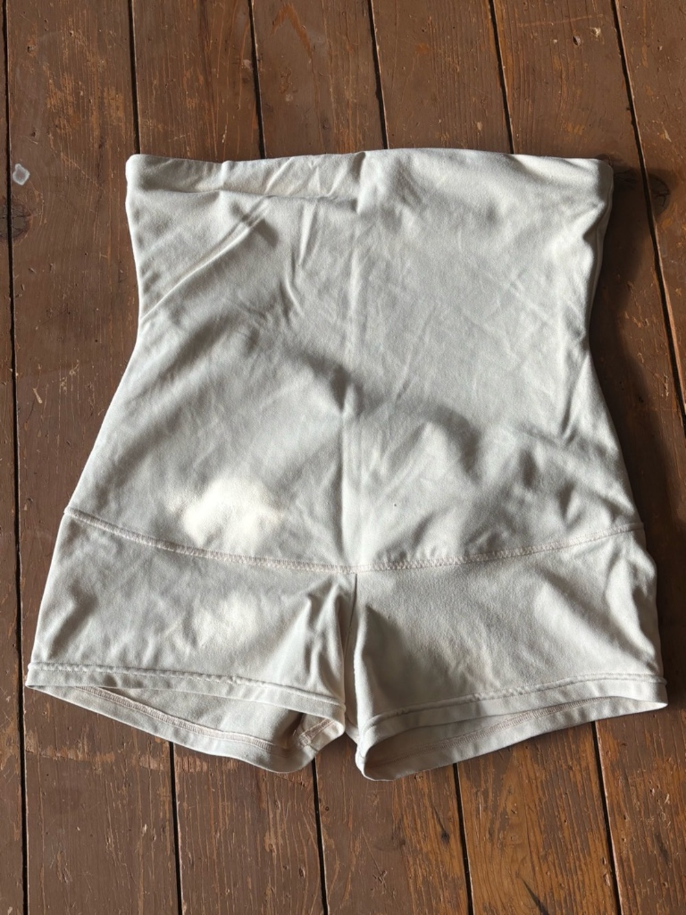 Maidenform Inspirations High-Rise Cream Women’s Stretch Shorts